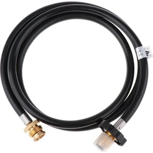 6FT RV Connection Hose RV Propane Quick Connect Hose for Burner Grill, Camp Chef Stove, Blackstone Griddle, POL Connector