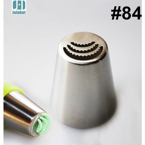 #84 big size Unique Design Russian Icing Piping Nozzles Cake Decoration Decor Tips Tool