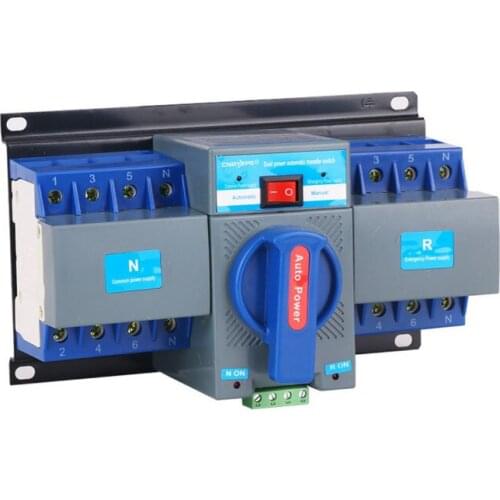 Both Power Supply Automatic manual transfer Change-over Switch 4P 380V Exit Mini Type circuit mcb breaker