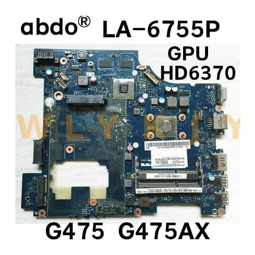 For Lenovo G475 G475AX laptop motherboard LA-6755P motherboard AMD CPU HD6370M GPU DDR3 has been 100% tested