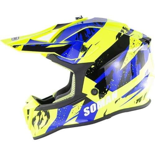 SOMAN Casque Motocross Off Road Casco Abs Motor Cycle Helmet Dirt Bike Moto Casque Casco De Motocicleta Motorsiklet Kask Cascos