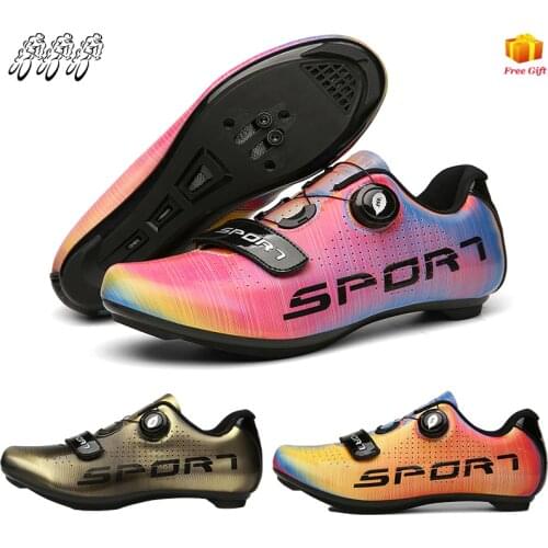 Professional Cycling shoes men 2021 New Mountain Trekking Cycling shoes Womens Road Track Cycling shoes Outdoor Sports shoes