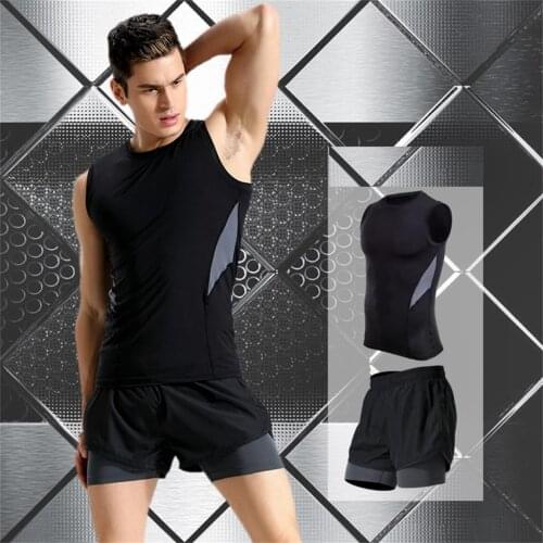 Mens Bicycle Cycling Jersey Sleeveless Top Shirt Tights Outdoor Sportswear - Breathable & Quick Dry