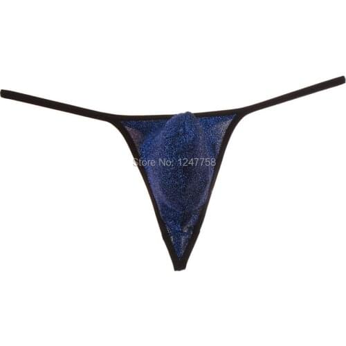 Men Mini Bikini T-back Micro G-string Thongs Bulge Pouch Gays Underwear