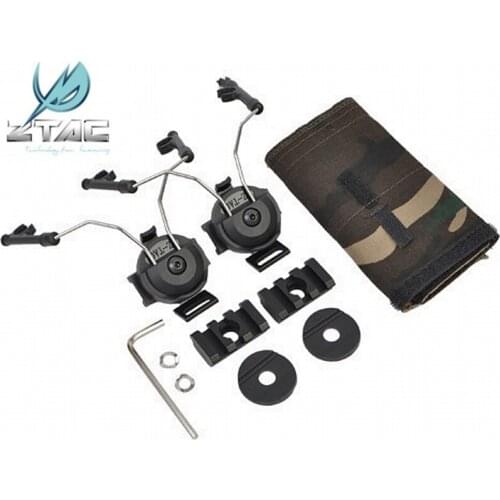 Z Tactical Peltor Helmet Rail Adapter Set For Comtac I Comtac II Headset Military Hunting Airsoft Headphone Accessory Z046