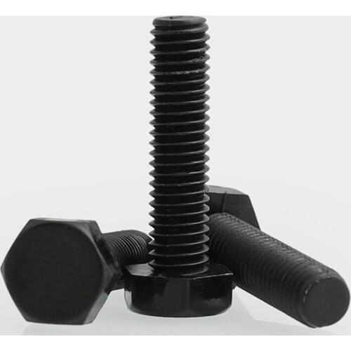 Nylon plastic screw outer bolt black insulation PA66 m3m4m5m6m8m10m12