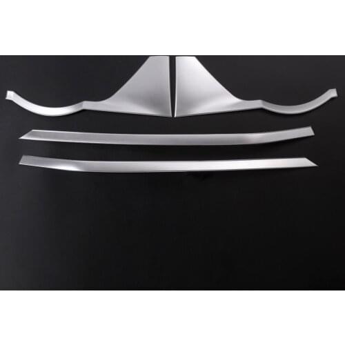 For Jaguar F-Pace F pace X761 2016-2018 Car-styling ABS Silver Rear Lamp Light Strips Trim Car Accessories 4pcs