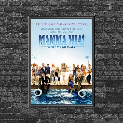 Mamma Mia Here We Go Again Movie Poster Wall Painting Home Decoration (No Frame)