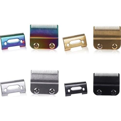 Professional 2 Hole Replacement Blades Set Ceramic Moving Cordless Hair Clipper Trimmer Razor Cutter Head for Wahl 8148