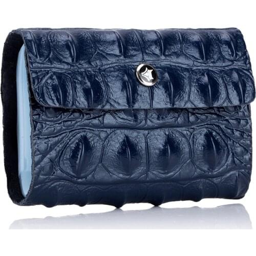Luxury Genuine Leather Credit Card Holder Women Alligator ID Bus Bank Card Wallet Business Cardcase Designer Organizer MF-404