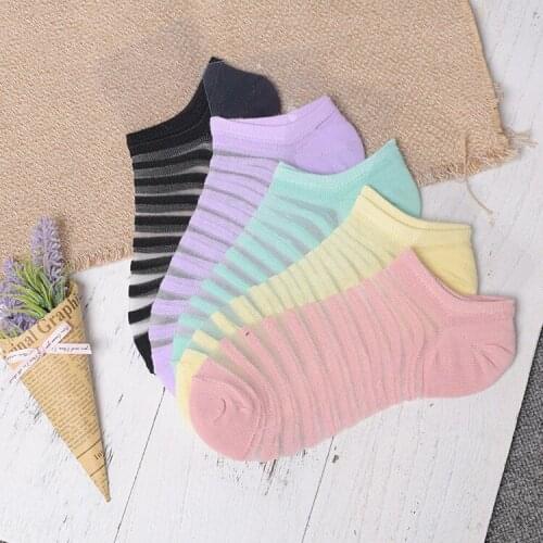 Sexy Lace Mesh silk Fishnet Socks Fiber Transparent Stretch Elasticity Ankle Net Yarn Thin Women Cool Socks 2pair=4pcs ws407