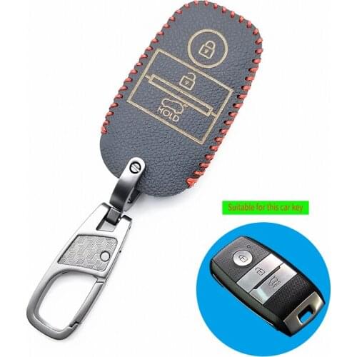 Replacement Leather Key Bag Protector Car Key Cover Case Shell For Kia Rio Sportage 2014 Ceed Sorato Cerato K2 k3 K4 K5