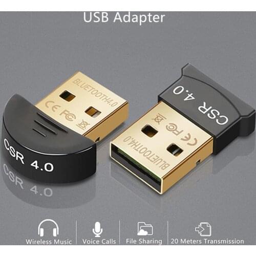 USB Adapters BT 4.0 USB Wireless Laptops Adapter Audio Receiver Transmitter Dongles Laptop Earphone Mini Sender For PC Computer