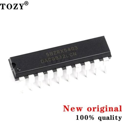 1pcs / lot new original 8-bit analog-to-digital converter dip-20 with in-line DAC0832LCN chip