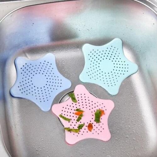 1 Item. Tpr Silicone Kitchen Upper Mesh Sewer Sink Filter Hose Bathroom Kitchen Sink Cleaning Residue Hair Sewer Tools Family