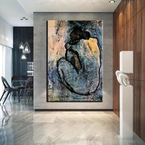 100% Hand-painted Oil Modern Woman Abstract Home Decoration Paintings Wall Art For Living Room Decorative Painting Decoration