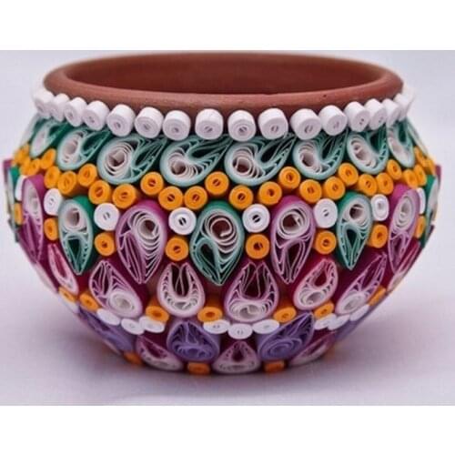 100pcs Stripes Quilling Origami Paper DIY Tool Hanmade Gift Create fkxe