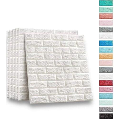 3D Wall Stickers Brick stone pattern Waterproof Self-Adhesive 70cm*77cm 3D Wallpaper Sticker For Kids Room Kitchen Living Room