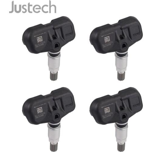 Justech 4Pcs Tire Pressure Sensor TPMS 315 MHz 42607-33021 PMV-107J Tire Pressure Monitor System For Scion Toyota Lexus