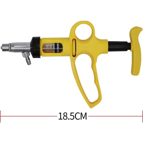 5ML Animal Continuous Syringe Veterinary Injection Feeding Gun On Cattle Sheep Goats Livestock Tool