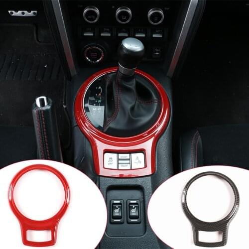 Car Styling 1 Pcs ABS Gearbox Frame Shift Panel Sticker Auto Parts Interior For Toyota 86/Subaru BRZ 2012-2020