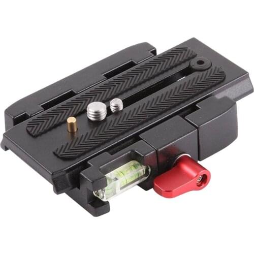 Quick Release Plate Assembly P200Clamp Adapter for Manfrotto 577 501 500AH 701HDV Q5 Camera Tripod Aluminum Quick Release Plate