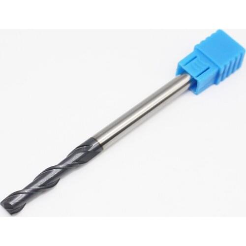 D6X30LXD6X98L 1PC 2 Flutes Carbide End Mill Set Mayitr Tungsten Steel HRC50 Hardness CNC