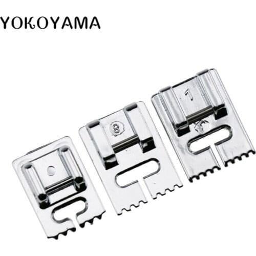 YOKOYAMA Household Sewing Machine Parts Presser Foot Pintuck Foot 5/7/9 Grooves Electric Sewing Tool Pintuck Foot Parts