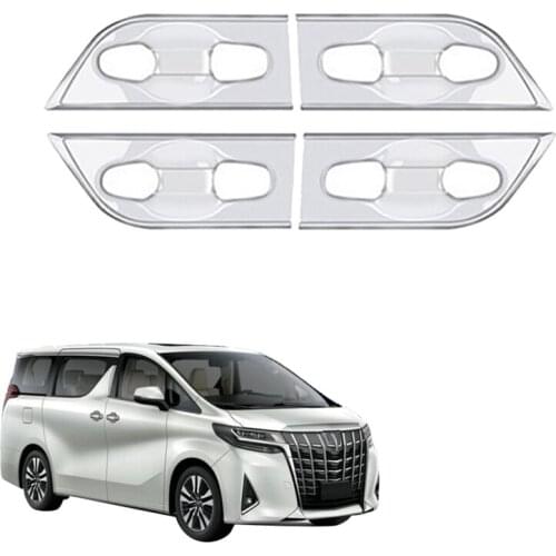 For Toyota Alphard 2015-2020 External Door Handle Bowl Cover Cup Cavity Trim Insert Molding Garnish
