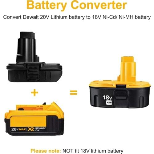 DM18RL Battery Converter Adapter USB DM20ROB For RYOBI Convert DEWALT 20V Milwaukee M18 to 18V Battery Adapter