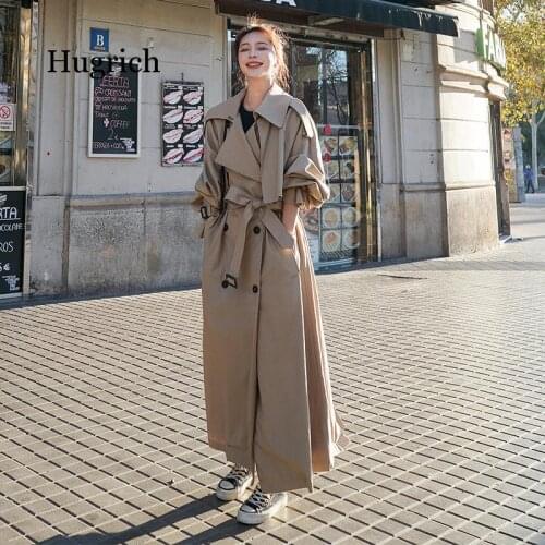 Женские плащи-ветровки Hugrich China At AliExpress