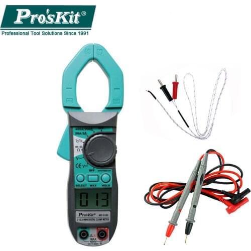Proskit Intelligent Digital Clamp Meter Professional Electrician Multimeter DC Current Resistance Measuring Multi Tester