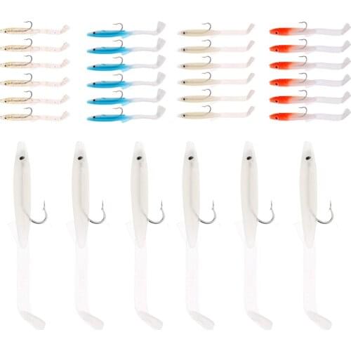 Lightweight and Portable Soft Eel Fishing Lure Bait Fishing Lure with Stainless Steel Hook Bionic Baits