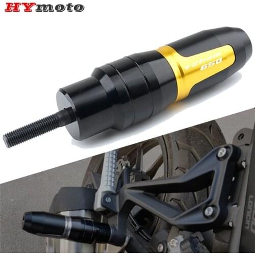 For SUZUKI V-Strom 650/XT Vstrom DL650 2017-2020 Hot Deals Motorcycle CNC Accessorie Exhaust Slider Crash Pads Falling Protector