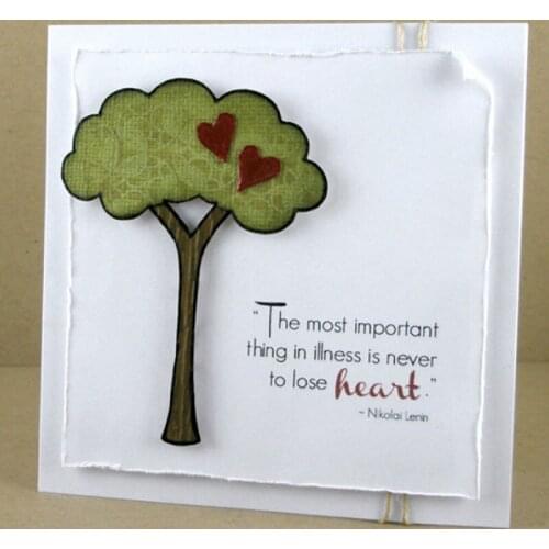 Heart tree Metal steel cutting dies Stencil DIY child Craft cartoon cards Scrapbooking Dies Decorative Paper Cart Embossing