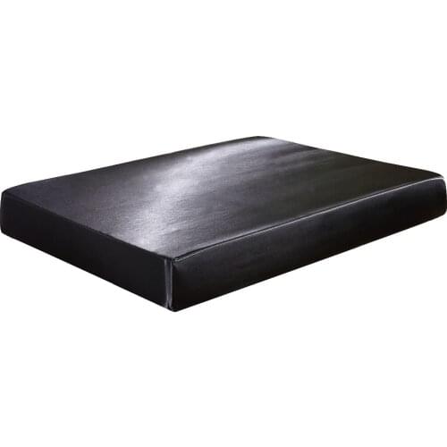 Satin Silk Fitted Sheet On Elastic Solid Color Mattress Protector Bed Sheets On Elastic Band Drap Housse de Matela Queen King