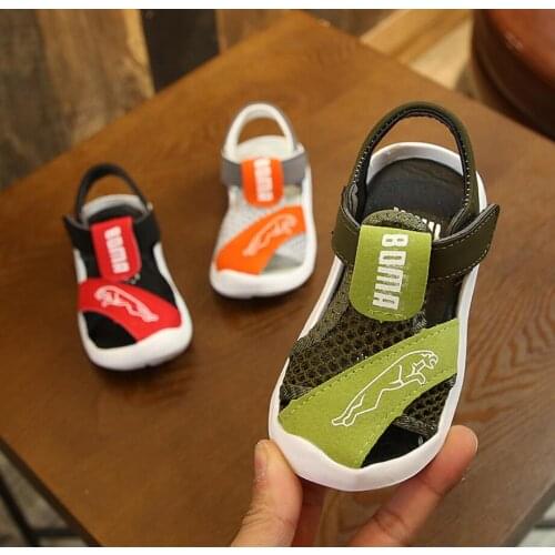 2020 spring&summer children cartoon sandals new boys girls soft bottom beach sport shoes girls functional sports sandals