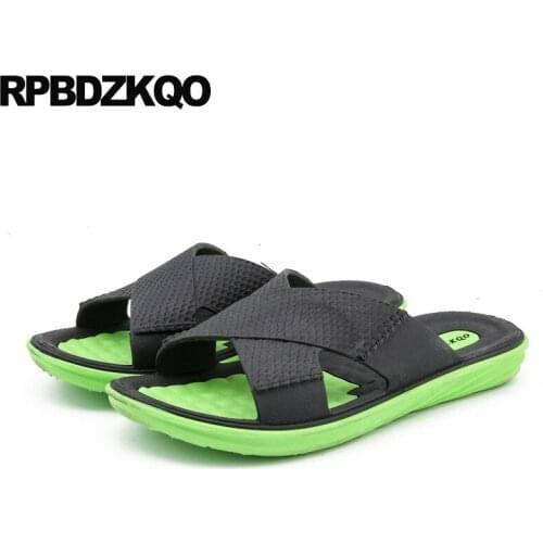 Beach Black Flat Open Toe Slides Slippers Shoes Slip On Native Waterproof Fashion Water Casual Mens Sandals 2021 Summer Outdoor