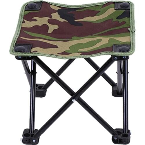 Folding Chair Bench Outdoor Outing Fishing Chair Outdoor Sketching Chair Factory Portable 4-Legged Flat Stool