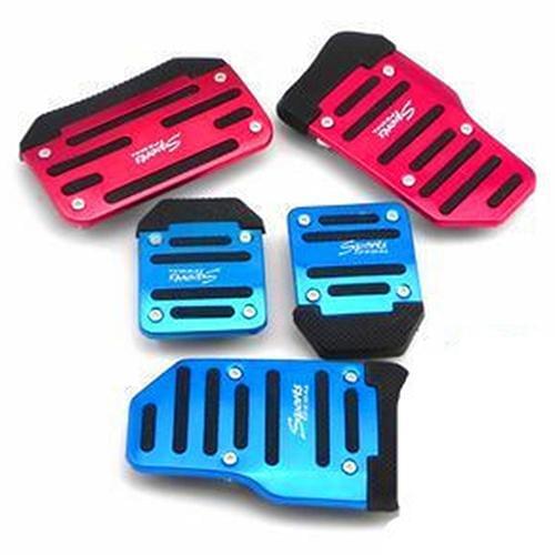 Universal Aluminum Manual Transmission 3 pcs Car Non-slip Pedal Manual Car Brake Clutchs Accelerator Alloy Antiskid Foot Treadle