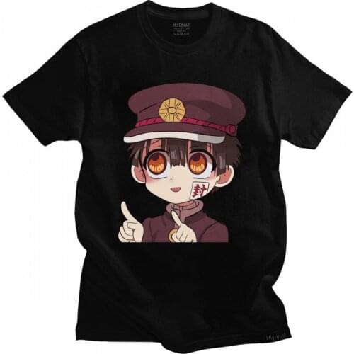 Funny Yugi Tsukasa Hanako T Shirt Men Short-Sleeve Toilet-Bound Hanako-Kun T-shirt Anime Graphic Tee Soft Cotton Slim Fit Tops