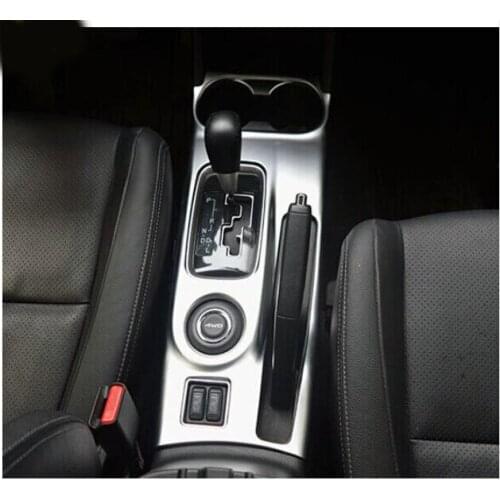 ACCESSORIES FIT FOR Mitsubishi OUTLANDER 2016 CHROME SHIFT GEAR PANEL TRIM FRAME COVER GARNISH CUP DRINK HOLDER BEZEL CENTER