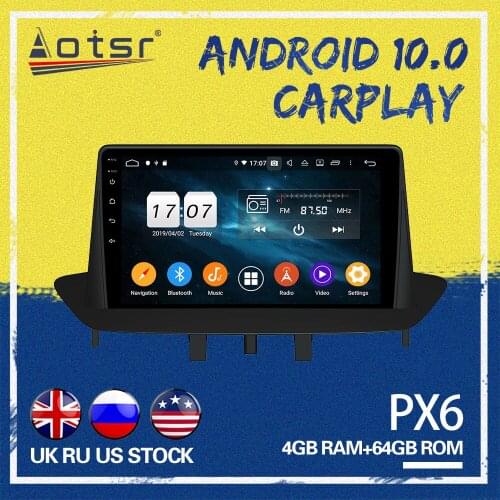 AOTSR Car gps navi For Renault Megane 3 2009-2014 Android 10.0 System Car GPS Navigation Touchscreen Octa core Car Radio play