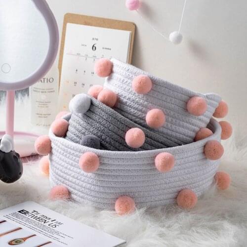 Home Decor Woven Baskets Sundries Storage Baskets Food Containers Cat Nest Desktop Accessories Room Organizer Gifts