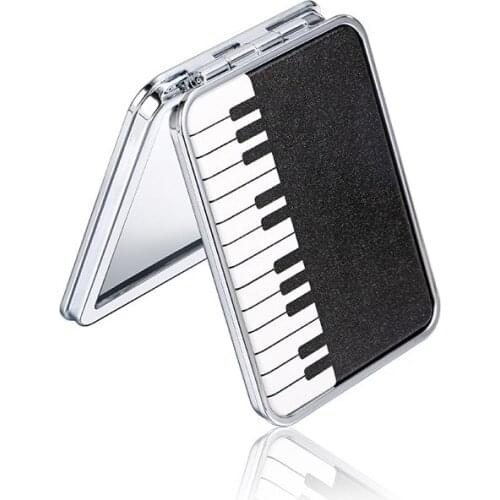 Double-Sided Cartoon Magnifying Makeup Mirror Mini Square-Shaped Portable Mini Mirrors Makeup Tools