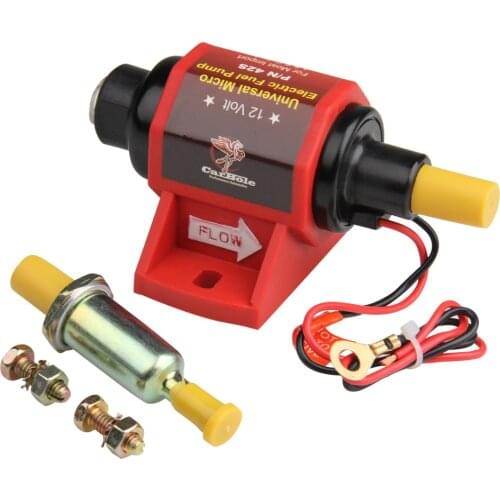 Electric Fuel pump 42S Low Pressure Micro Electric 28 GPH Black Polymer Gasoline