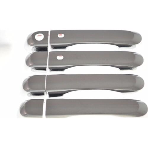 ABS Chrome Door Handle Cover Trim Smart Key Version For Jeep Renegade 2014 UP