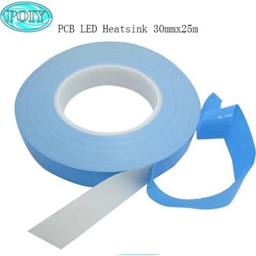 30mm width 25M length Chip PCB Heatsink thermal tape Double Sided Thermal Conductive Adhesive tape Transfer Tape