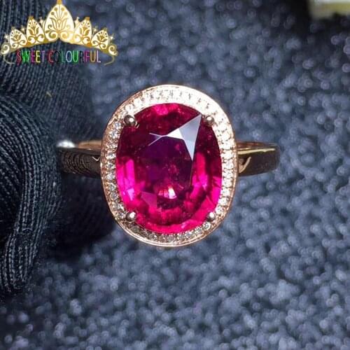 100% 18K Gold Natural tourmaline and Diamond Ring With national certificate T-006