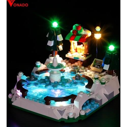 Led Light Compatible For lego 40416 Ice skating rink Light Kit Building Blocks Bricks Toys For Children Only Light No Blocks